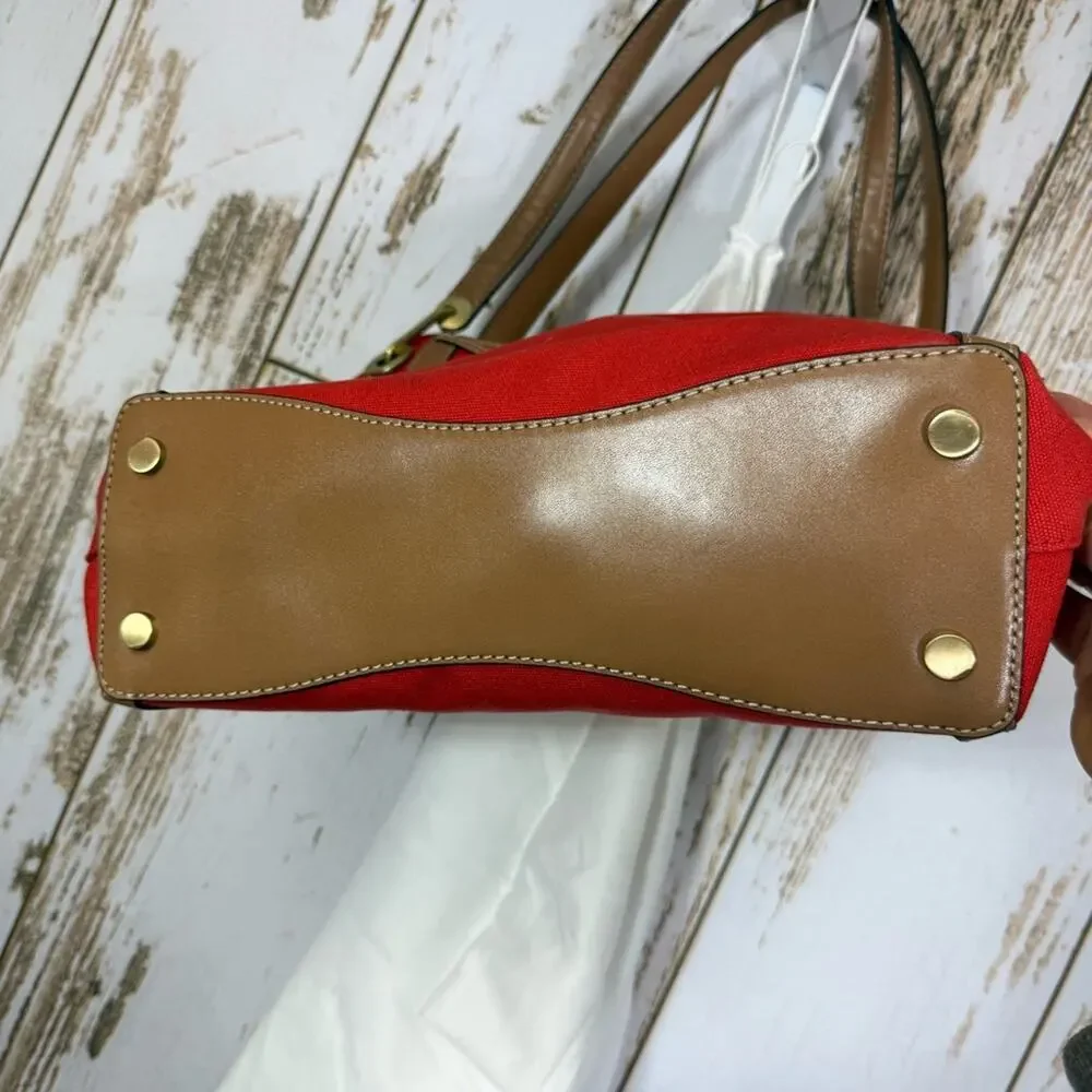 NWT, Michael Kors Raven, Terracotta Large Pocket Shoulder Tote Bag.